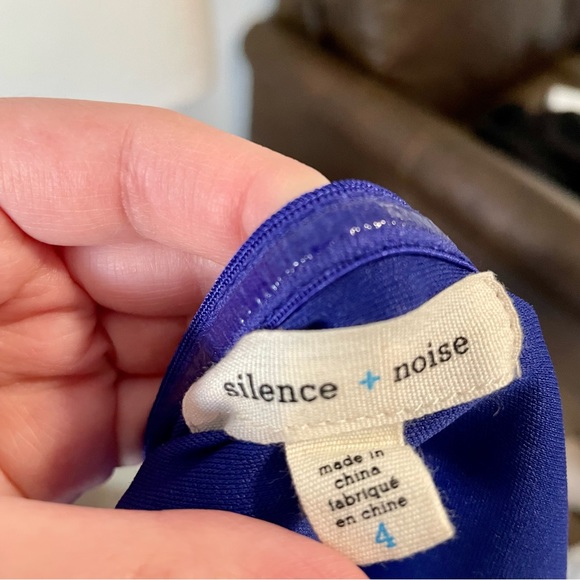 Urban Outfitters Silence & Noise Electric Blue Mini Dress - Picture 6 of 6